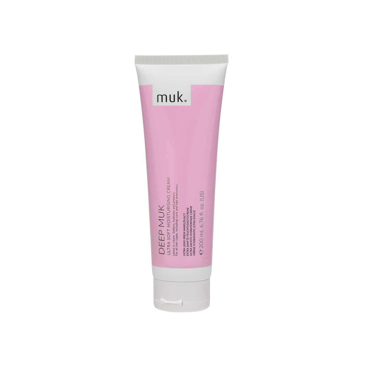 Deep Muk Ultra Soft Moisturising Cream 200ml lightweight leave-in cream for hydration and frizz control