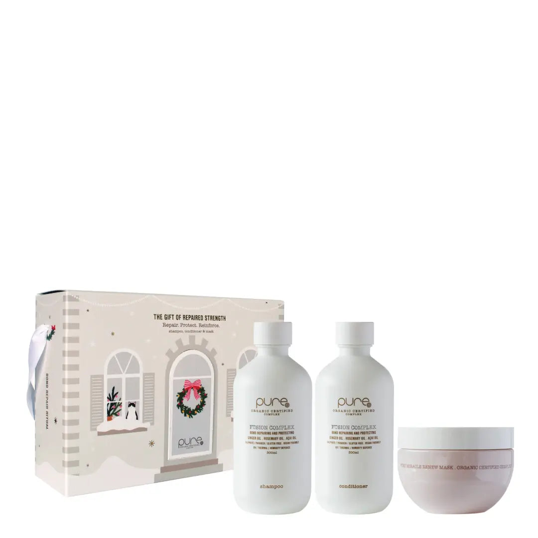 Pure Fusion Complex Shampoo Conditioner and Miracle Renew Mask Trio