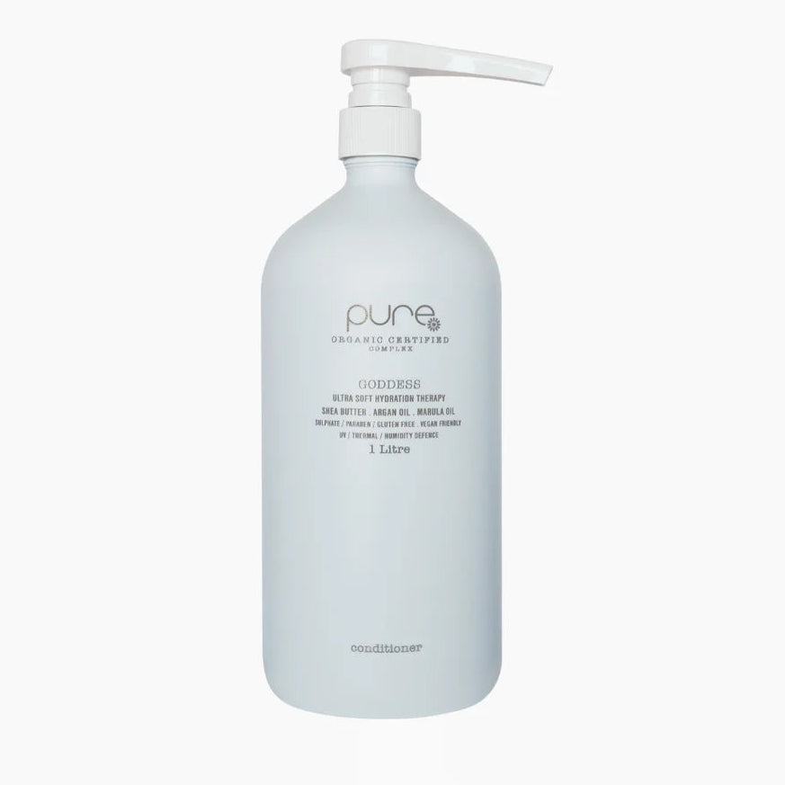 Pure Goddess Conditioner 1L for dry frizzy and unruly hair