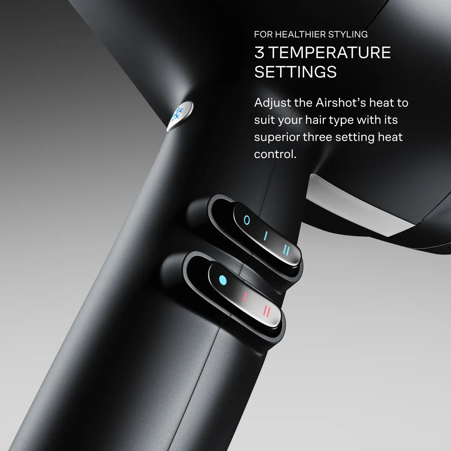 Cloud Nine Airshot hair dryer for frizz-free styling
