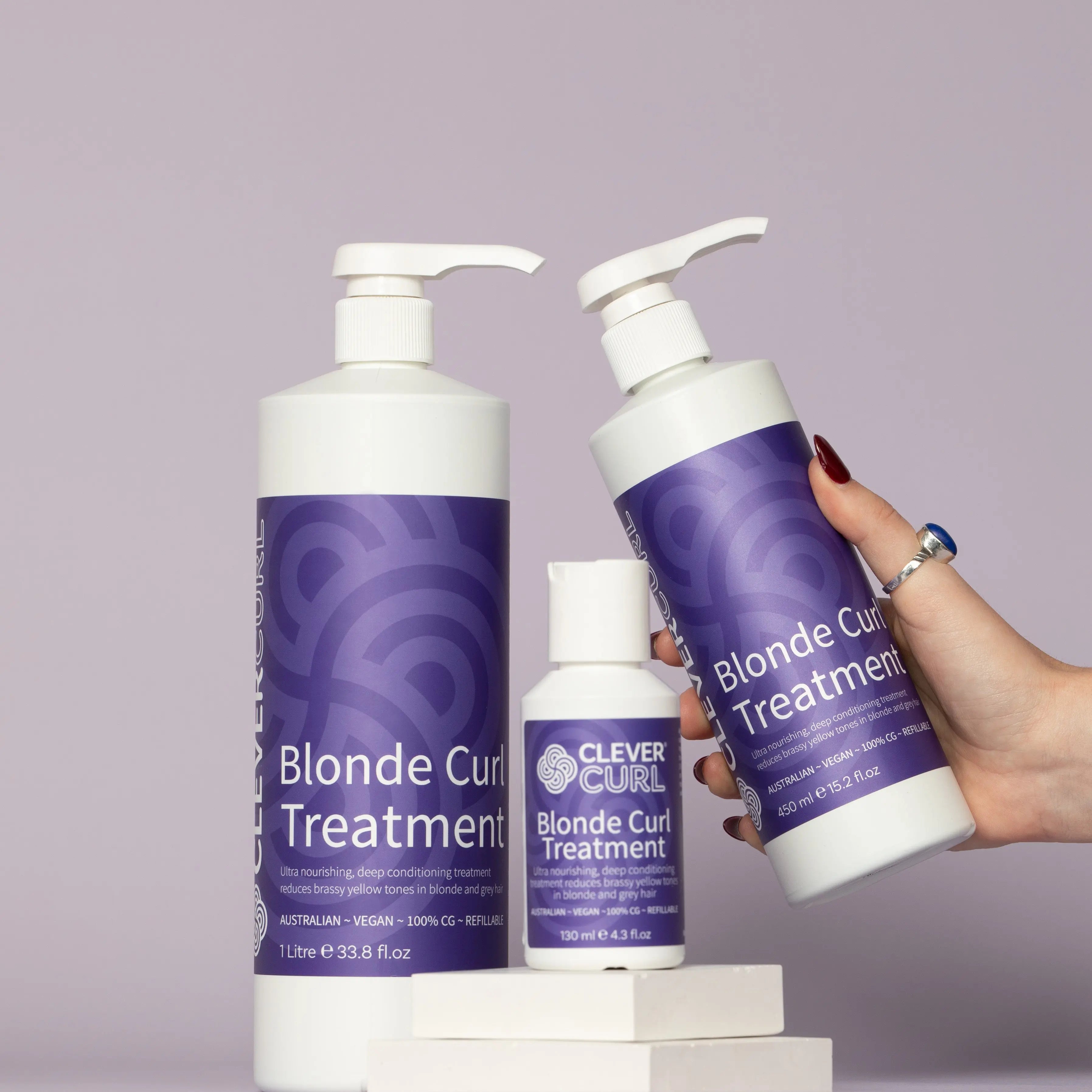 hydrating treatment for blonde curly hair