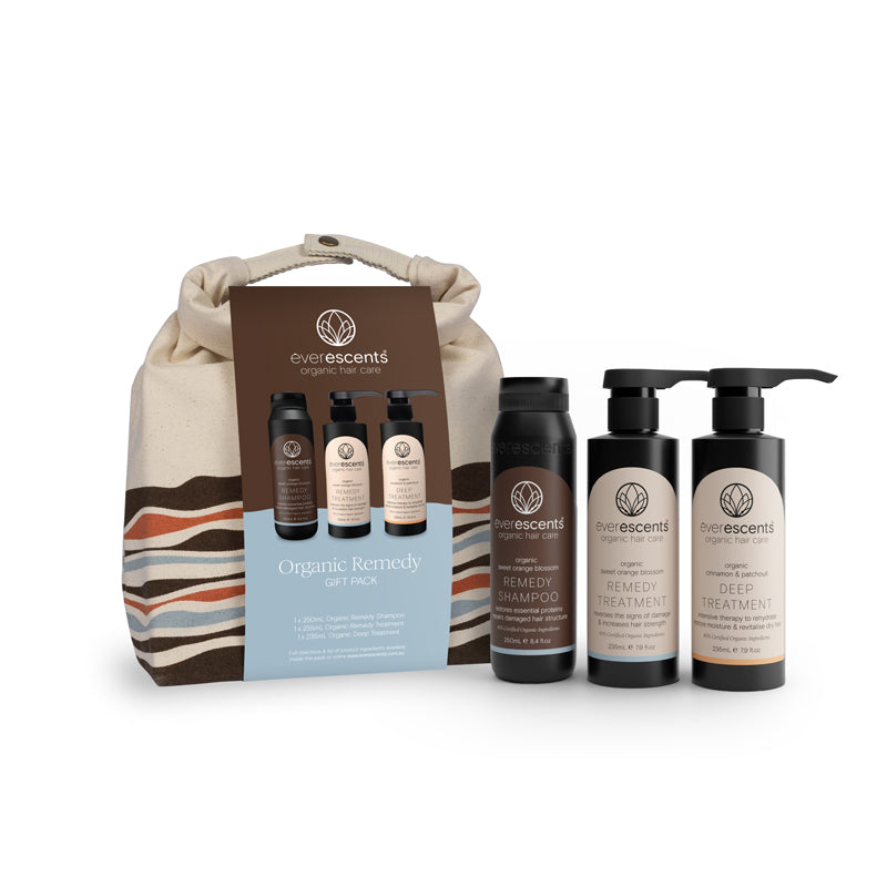 Everescents Organic Remedy Gift Pack Trio Professional Hair Repair