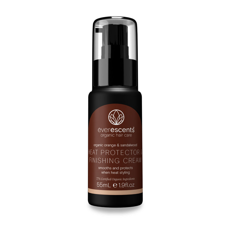 Everescents Heat Protector Finishing Cream 55ml for heat styling and frizz control