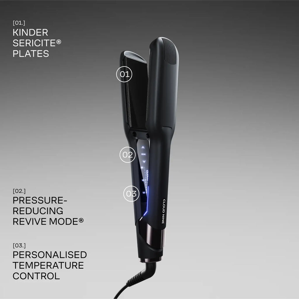 Cloud Nine Wide Iron hair straightener for thick and long hair