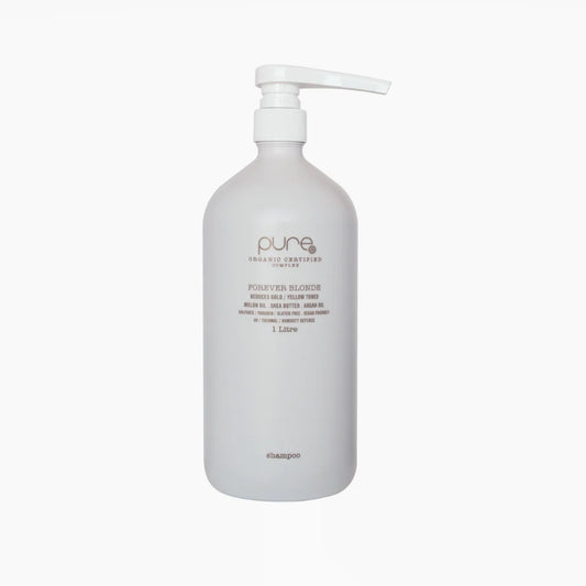 Pure Forever Blonde Shampoo 1000ml for blonde brassy and yellow toned hair