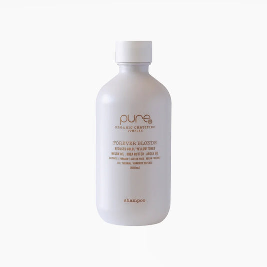 Pure Forever Blonde Shampoo 300ml for blonde brassy and yellow toned hair

