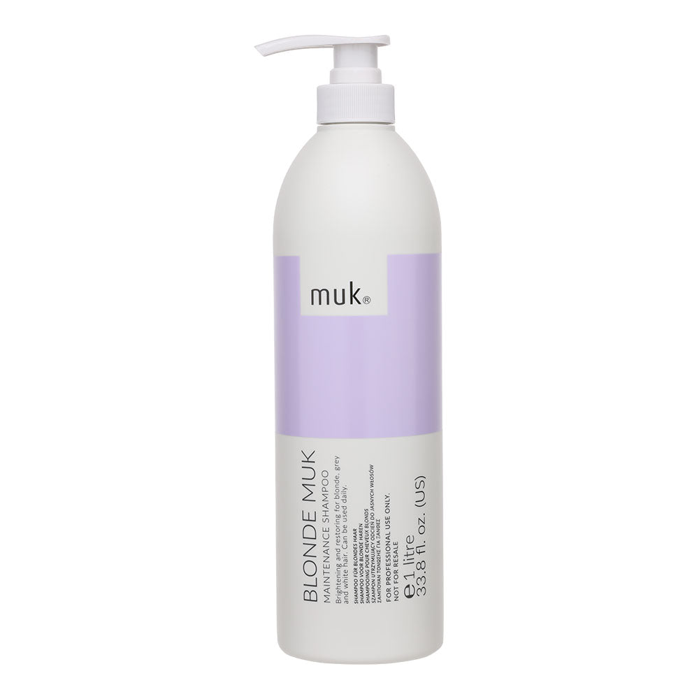 Blonde Muk Maintenance Shampoo 1000ml blonde toning shampoo