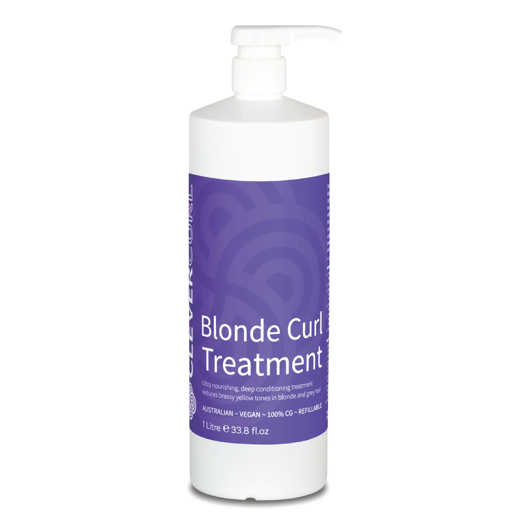 Clever Curl Blonde Curl Treatment for toning and hydrating blonde curly hair