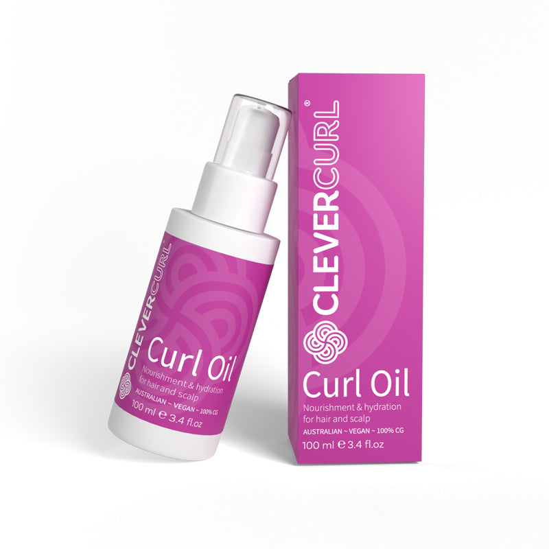 Clever Curl Curl Oil 100ml for dry curly hair and scalp hydration