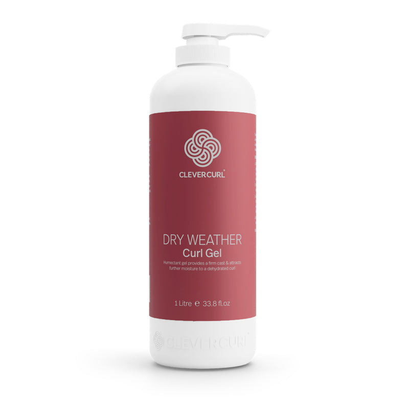 Clever Curl Dry Weather Gel 1000ml for strong hold and moisture in curly hair