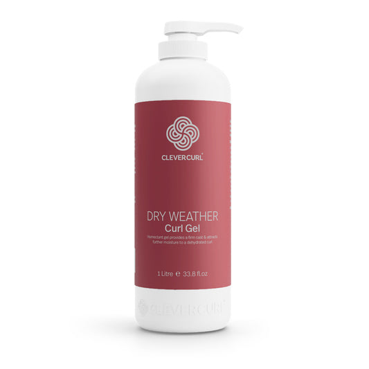 Clever Curl Dry Weather Gel 1000ml for strong hold and moisture in curly hair
