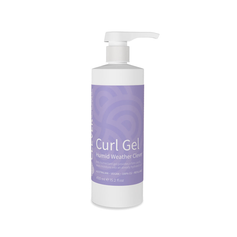 Clever Curl Humid Weather Gel 450ml for humidity protection and curl definition