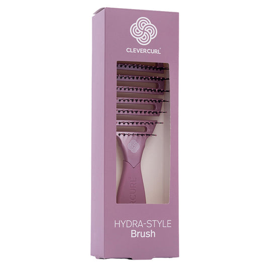 clever curl detangle brush for curly, coily, knotty hair