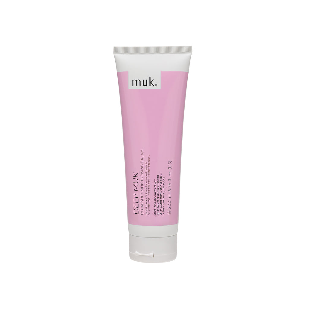 Deep Muk Ultra Soft Moisturising Cream 200ml lightweight leave-in cream for hydration and frizz control