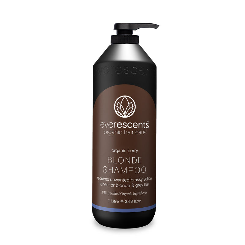 Everescents Blonde Shampoo 1 Litre toning shampoo for blonde and grey hair