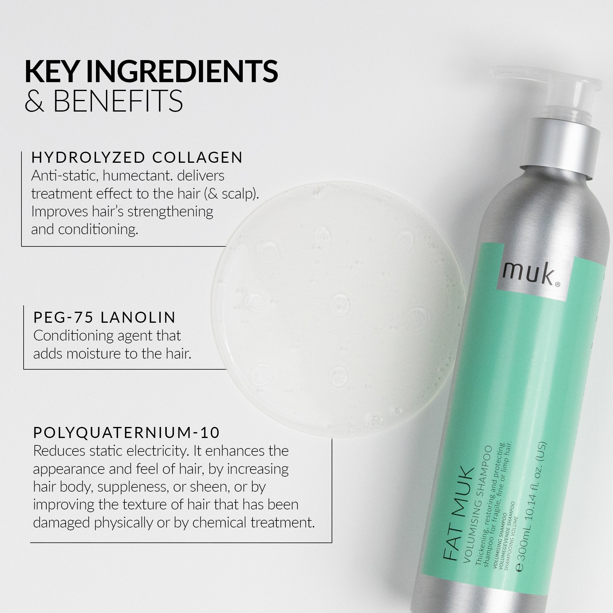 Fat Muk Volumising Shampoo volume shampoo for fine hair, benefits