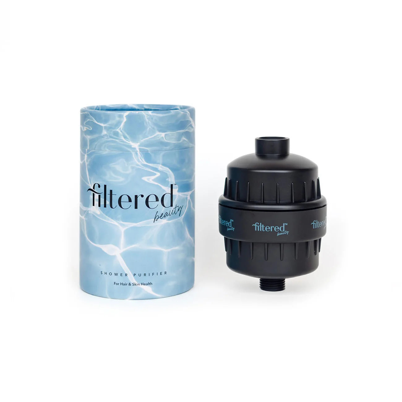 Filtered Beauty Shower Purifier Black