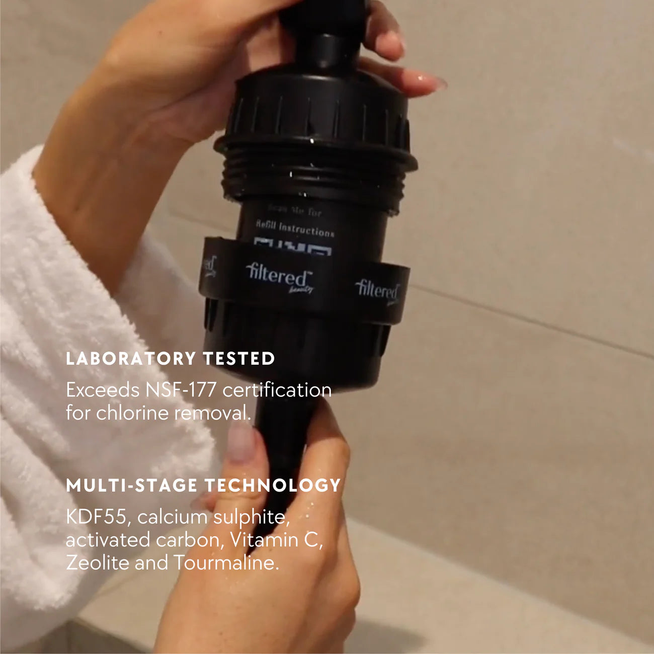 Filtered Beauty Shower Purifier Filter Refill