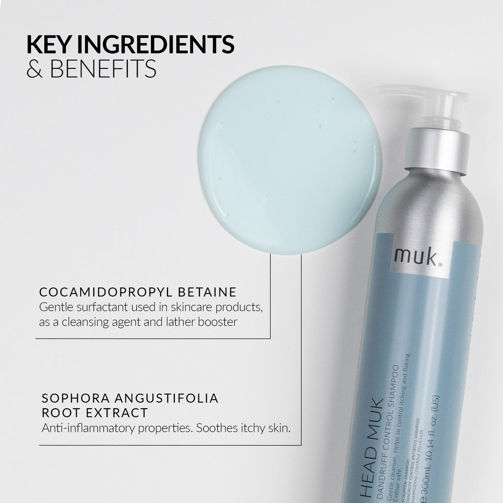 Head Muk Dandruff Control Shampoo benefits for dandruff and sensitive scalp