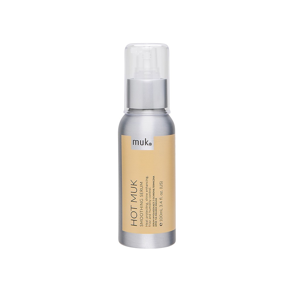 Hot Muk Smoothing Serum 100ml lightweight heat protectant and shine serum