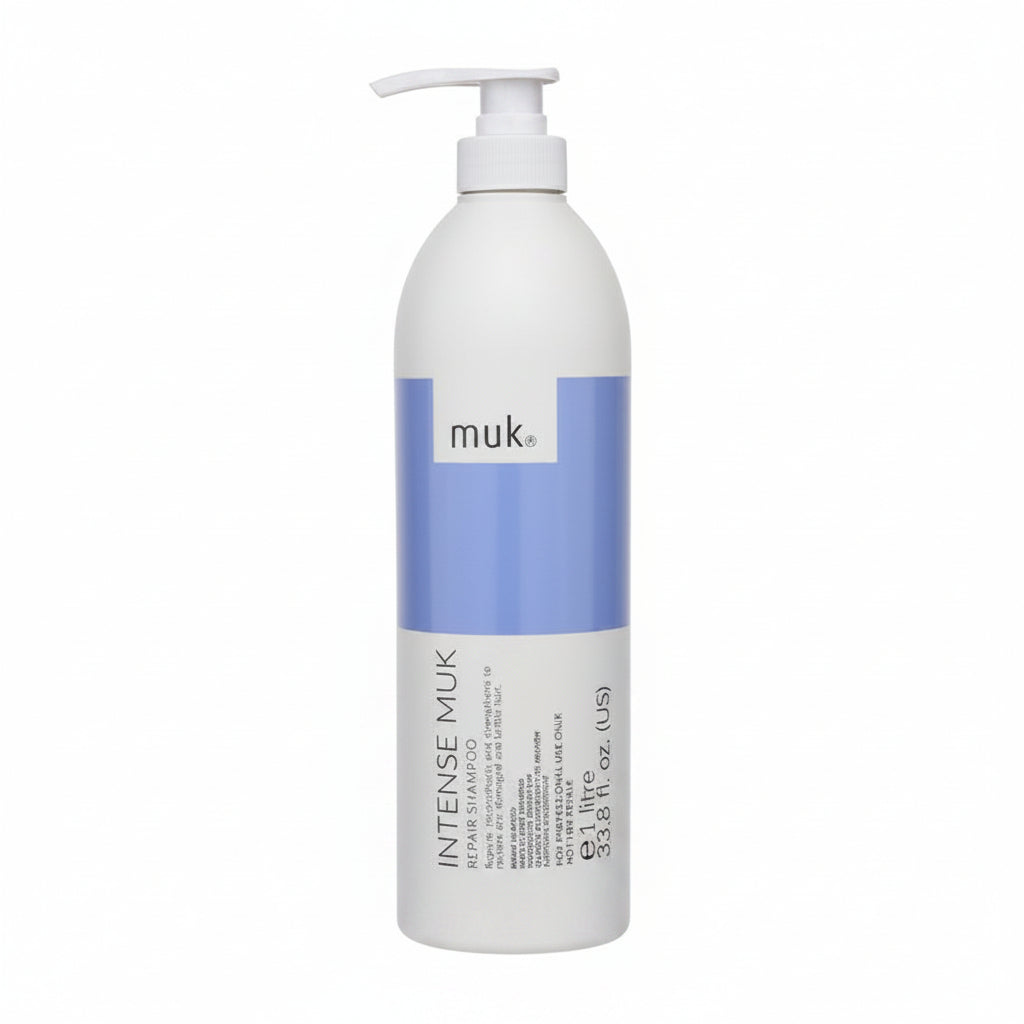 Intense Muk Repair Shampoo 1000ml protein-rich shampoo for damaged and brittle hair