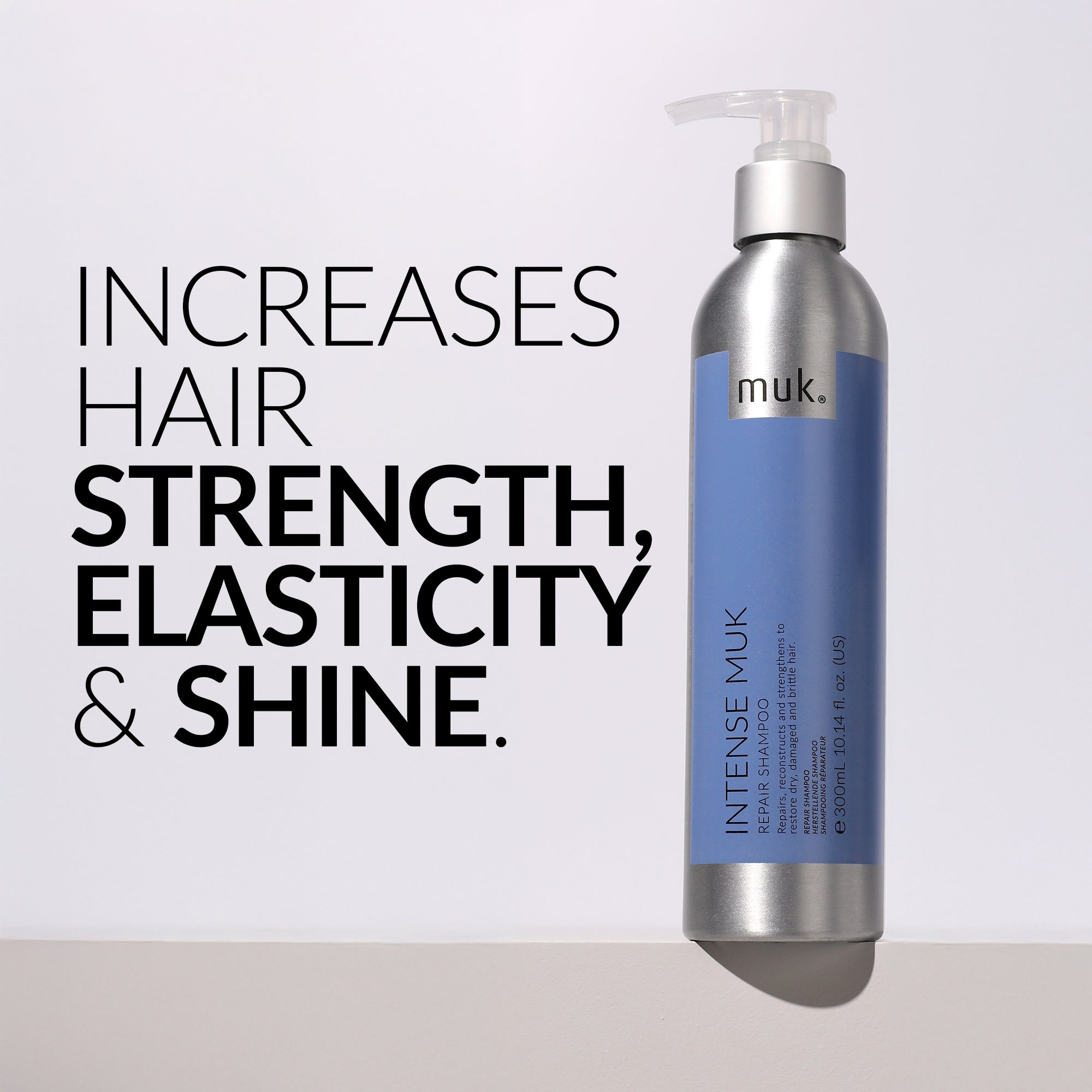 Intense Muk Repair Shampoo 300ml protein-rich shampoo for damaged and brittle hair
