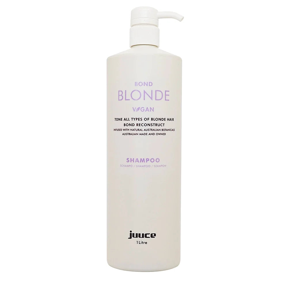 Juuce Bond Blonde Shampoo 300ml for blonde and brassy hair