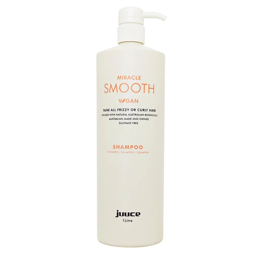 Juuce Miracle Smooth Shampoo 1 Litre for curly and frizzy hair
