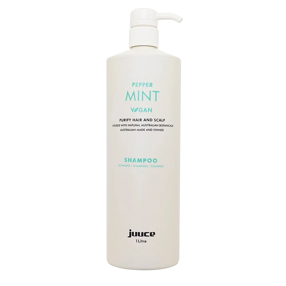 Juuce Peppermint Shampoo 1 Litre for oily and irritated scalps