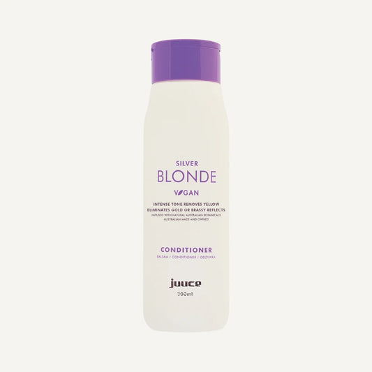 Juuce Silver Blonde Conditioner 300ml for brassy and yellow blonde hair
