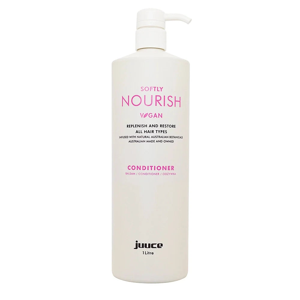 Juuce Softly Nourish Conditioner 1 Litre for dry dull and stressed hair