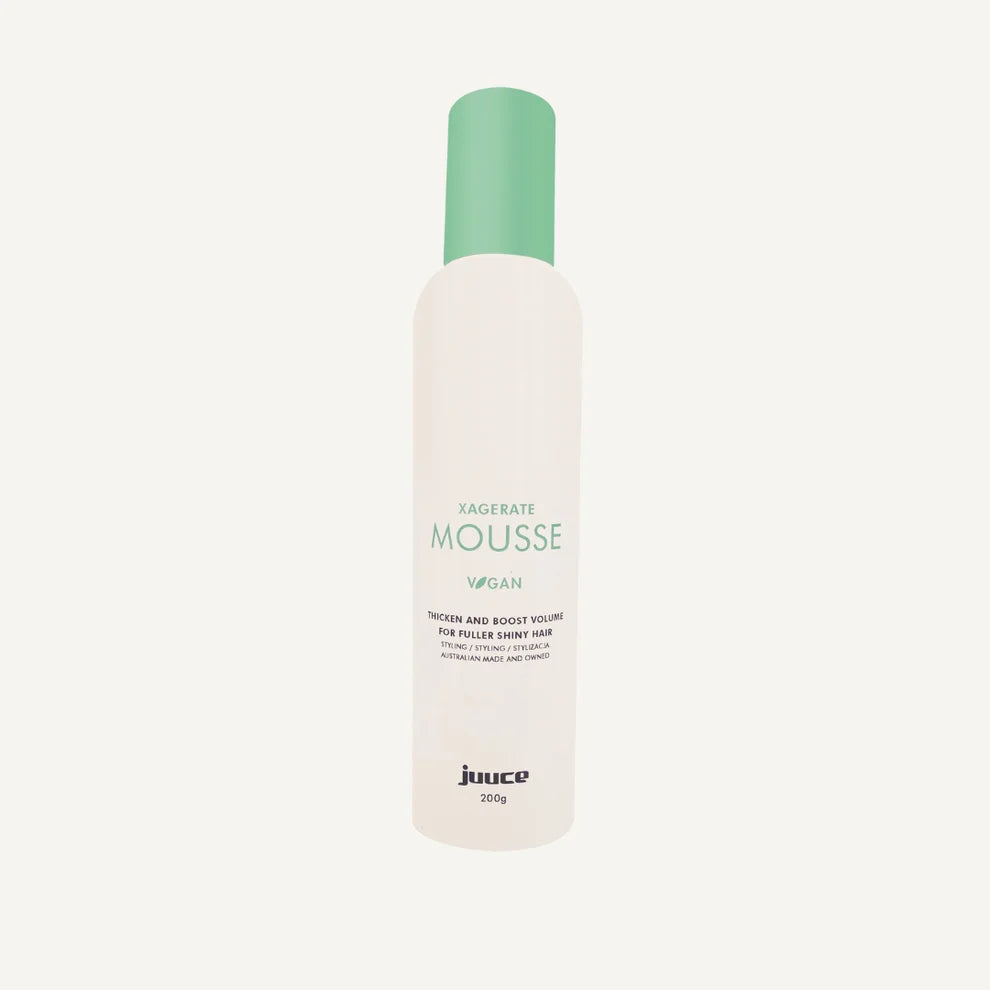 Juuce Xagerate Mousse 200g for fine and flat hair