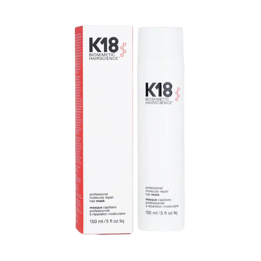 K18 Professional Molecular Repair Mask 150ml for repairing damaged hair and restoring strength