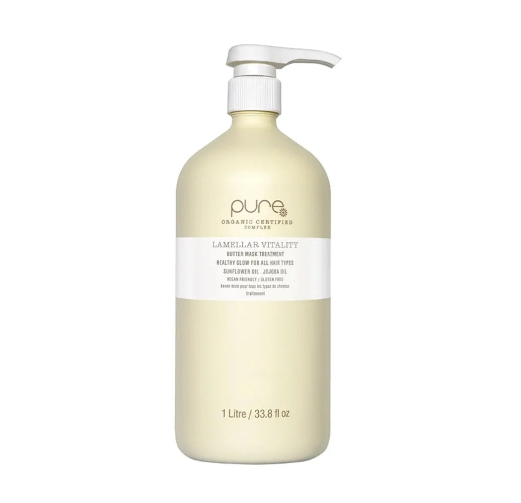 Pure Lamellar Vitality Butter Mask Treatment 1L for dry and frizzy hair