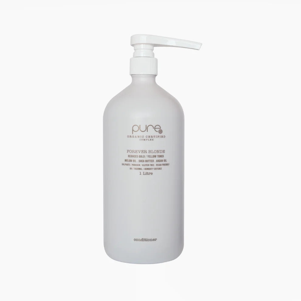 Pure Forever Blonde Conditioner 1000ml for blonde brassy and yellow toned hair