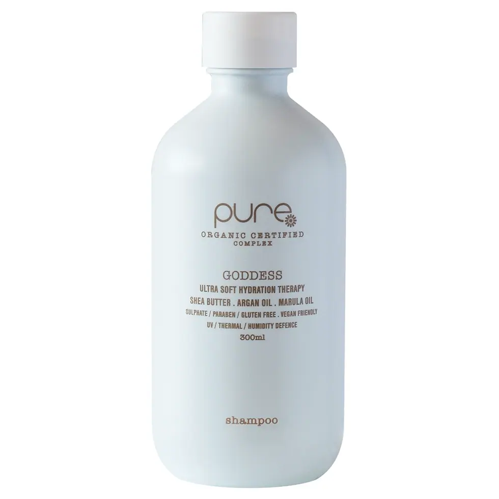 Pure Goddess Shampoo 300ml for dry frizzy and unruly hair