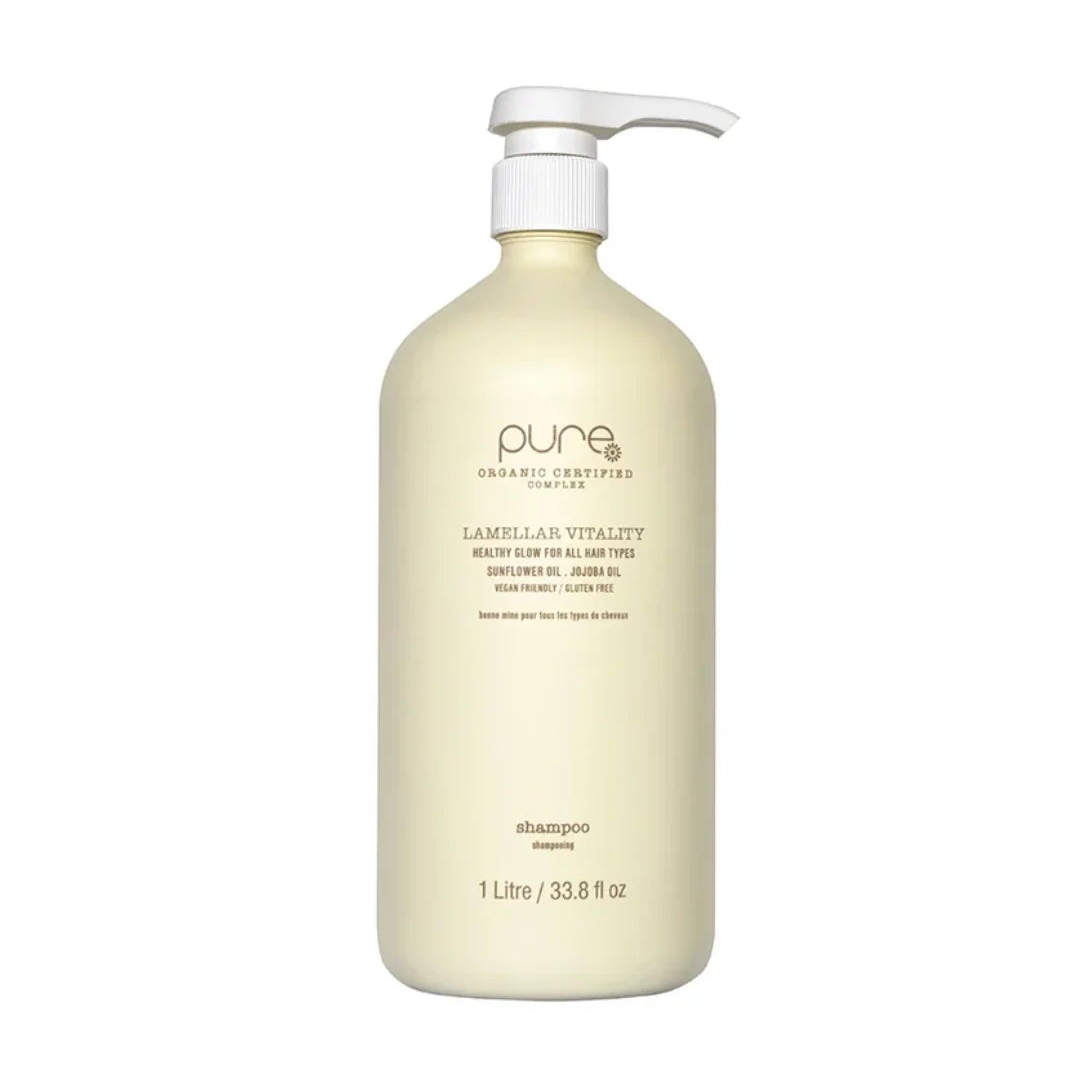 Pure Lamellar Vitality Shampoo 1L for fine fragile and thinning hair